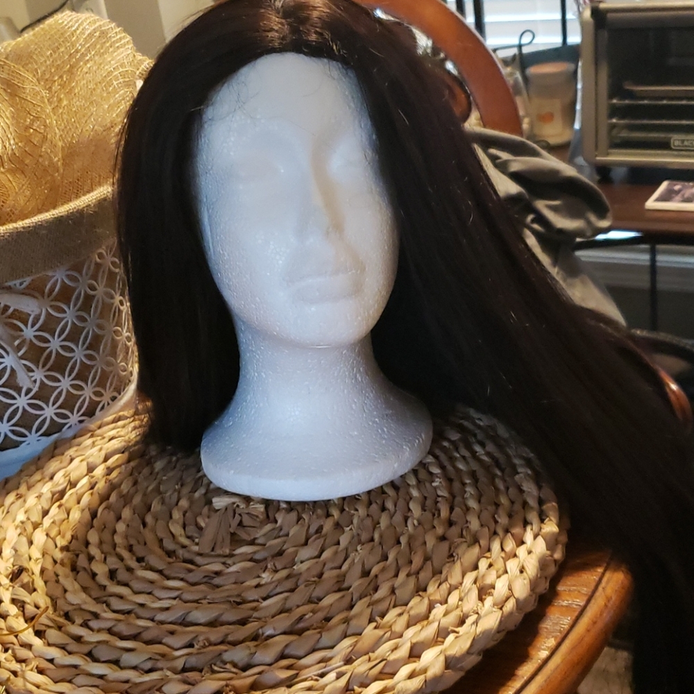 Sale🎈Long Black straight wig!Lacefront!